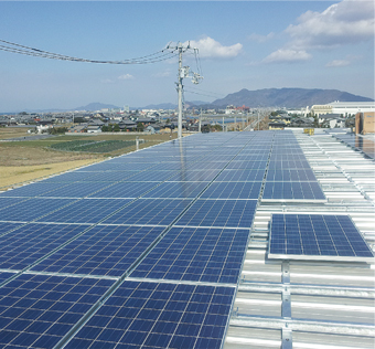 産業用太陽光発電システム建設